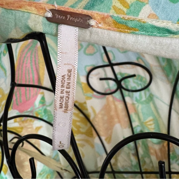 Free People Oceana Mini Dress Size Large 100% Cotton - Picture 4 of 8